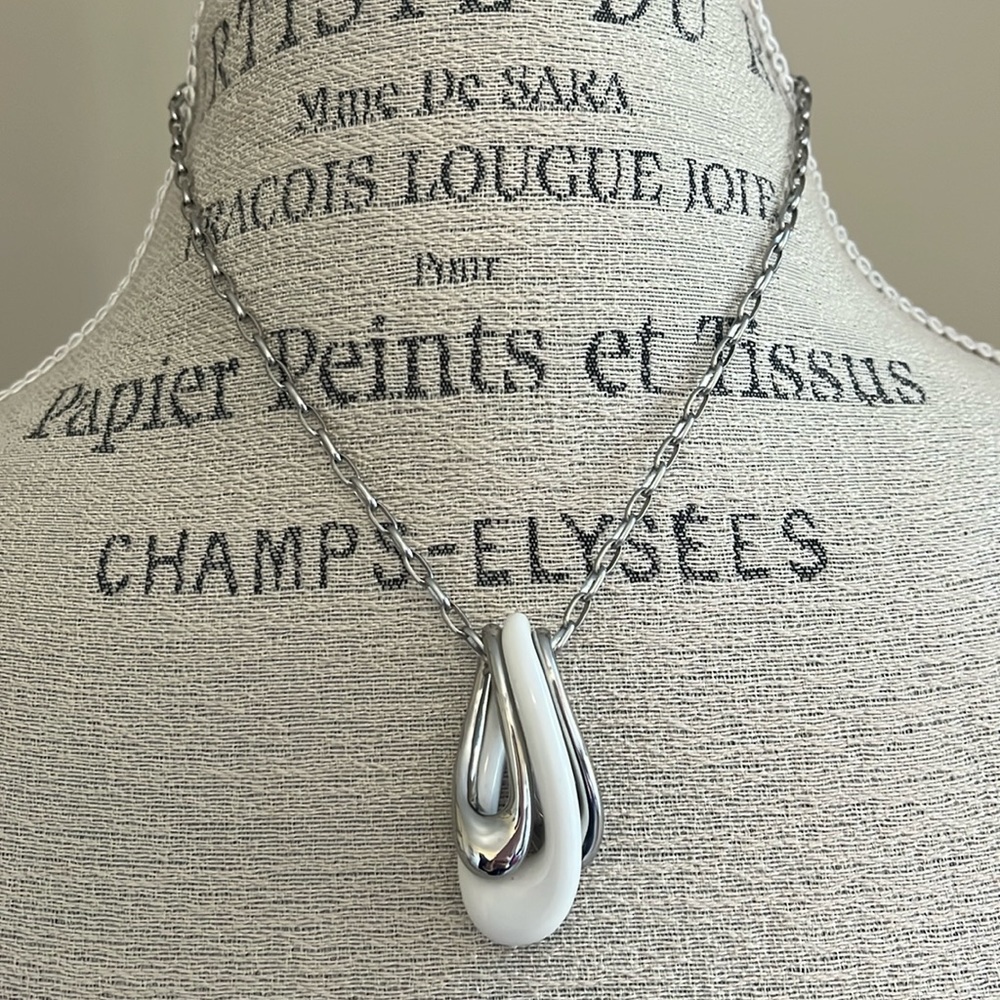 Silver Pendant Necklace | Italian